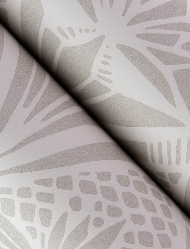 Urbane Light Grey Diamonds Wallpaper with Global Geometric Motif - Brewster 4146-27212