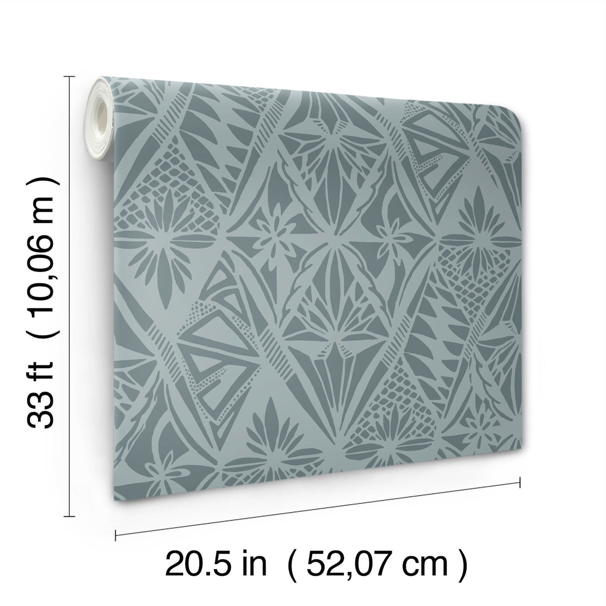 Urbane Denim Diamonds Wallpaper with Global Geometric Motif - A-Street Prints 4146-27213
