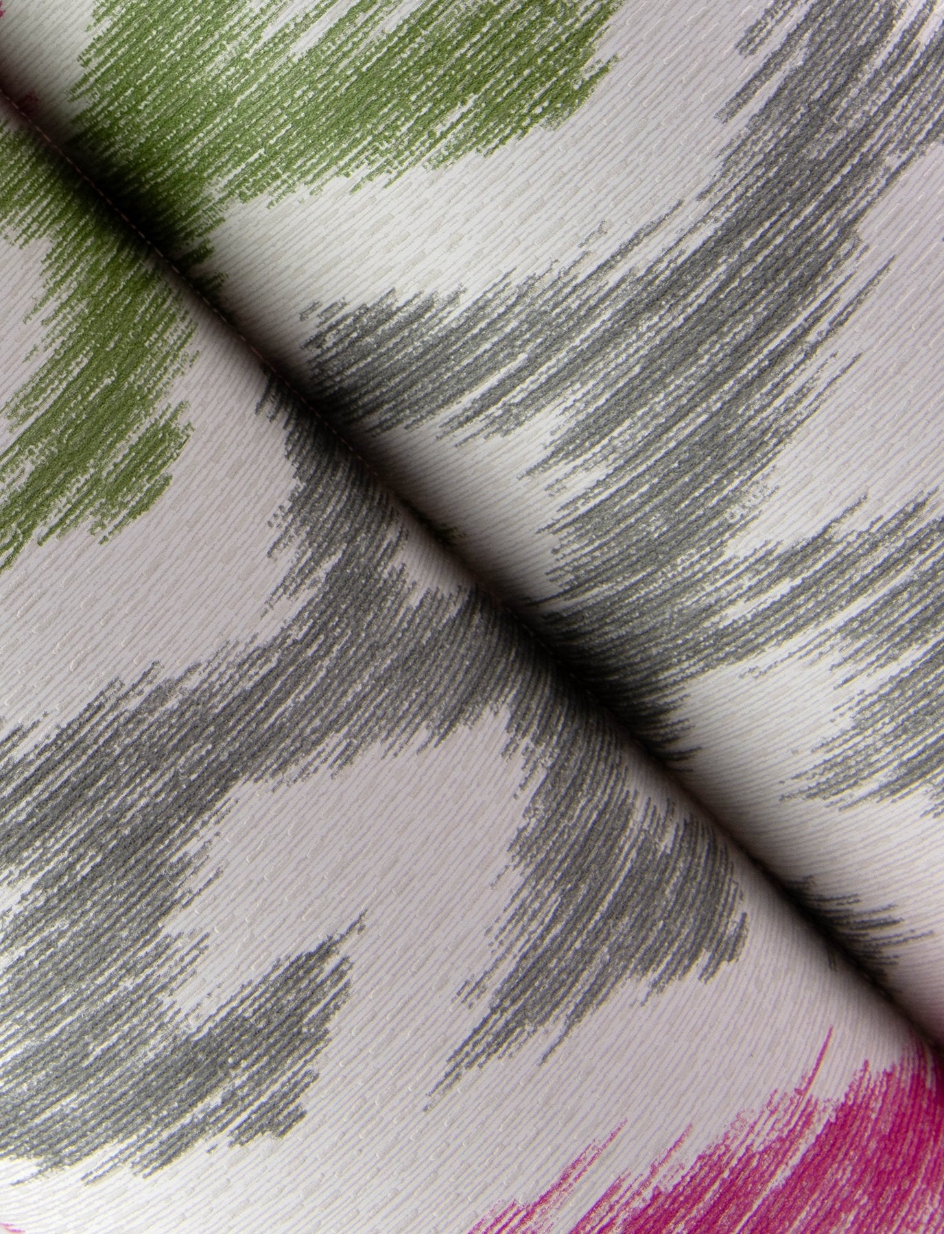 Solola Fuchsia Ikat Wallpaper with Bohemian Global Ikat Pattern - A-Street Prints 4146-27237