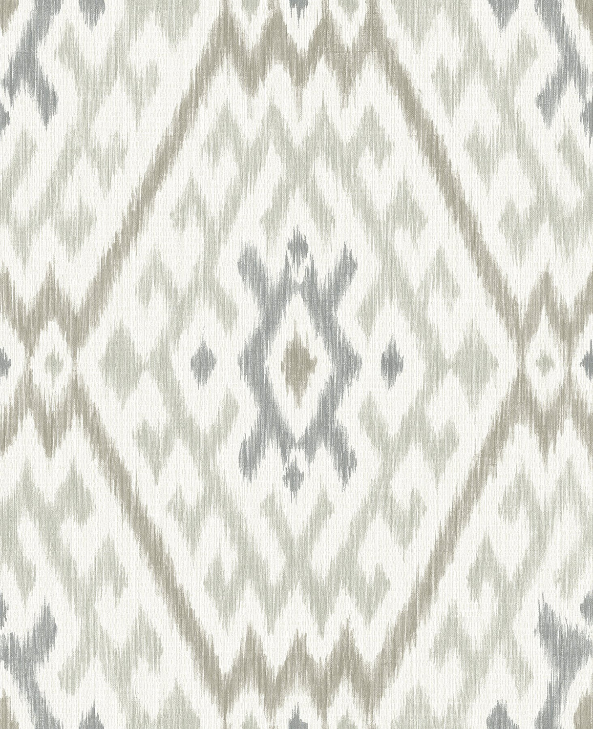 Solola Stone Ikat Wallpaper with Bohemian Global Ikat Pattern - A-Street Prints 4146-27239