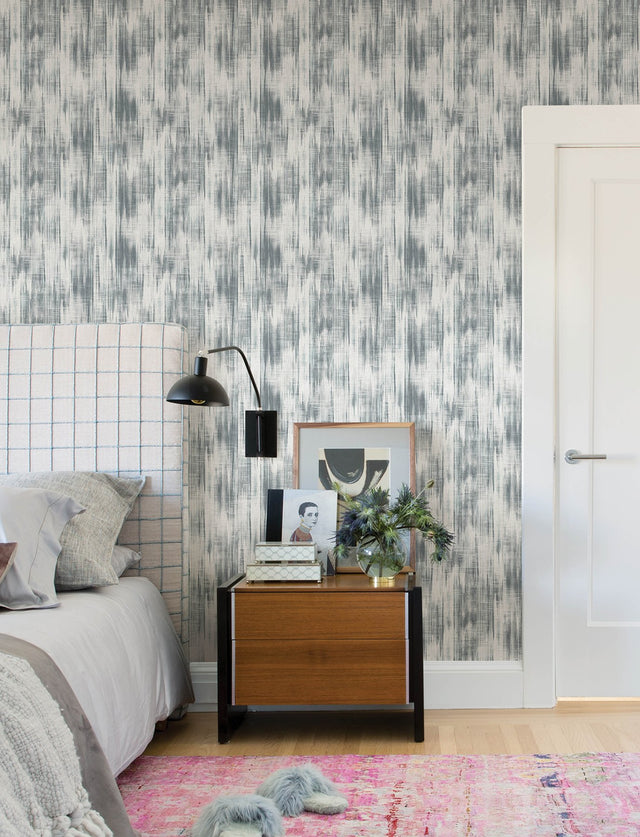 Marvel Slate Ripple Wallpaper with Modern Fabric Textures Graphic Pattern - A-Street Prints 4146-27240