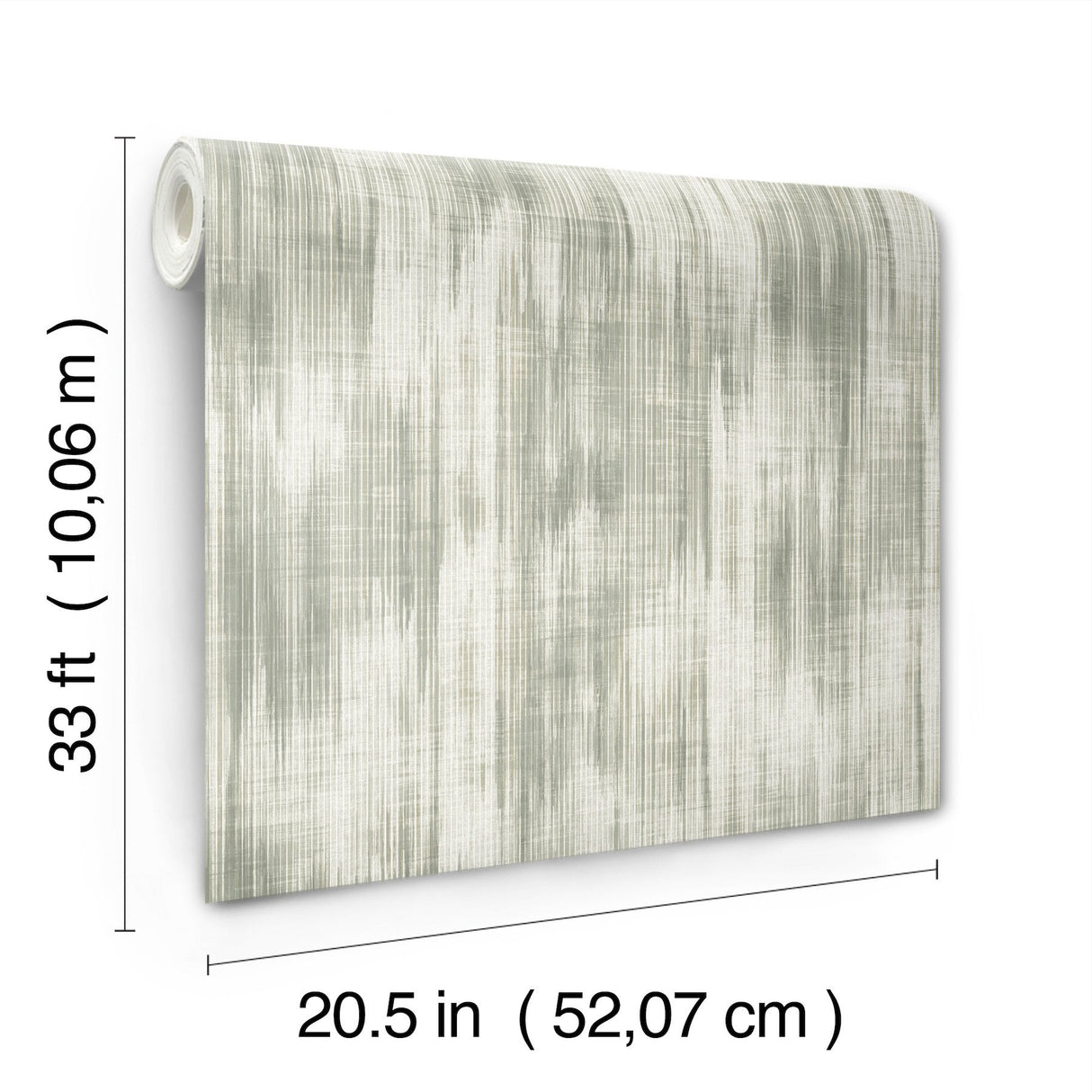 Marvel Green Ripple Wallpaper with Fabric Textures Graphic Pattern, Modern Style - 4146-27241