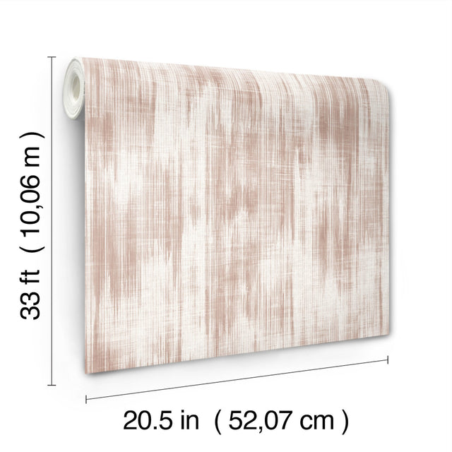 Marvel Light Pink Ripple Wallpaper with Textured Fabric-Inspired Graphic Pattern - A-Street Prints 4146-27242