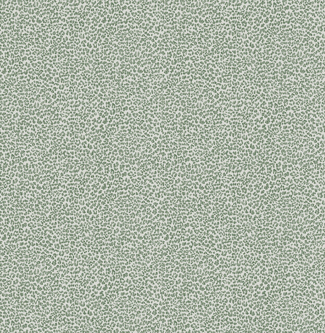Soul Green Leopard Print Wallpaper with Bohemian Textured Raised Ink - A-Street Prints 4146-27264