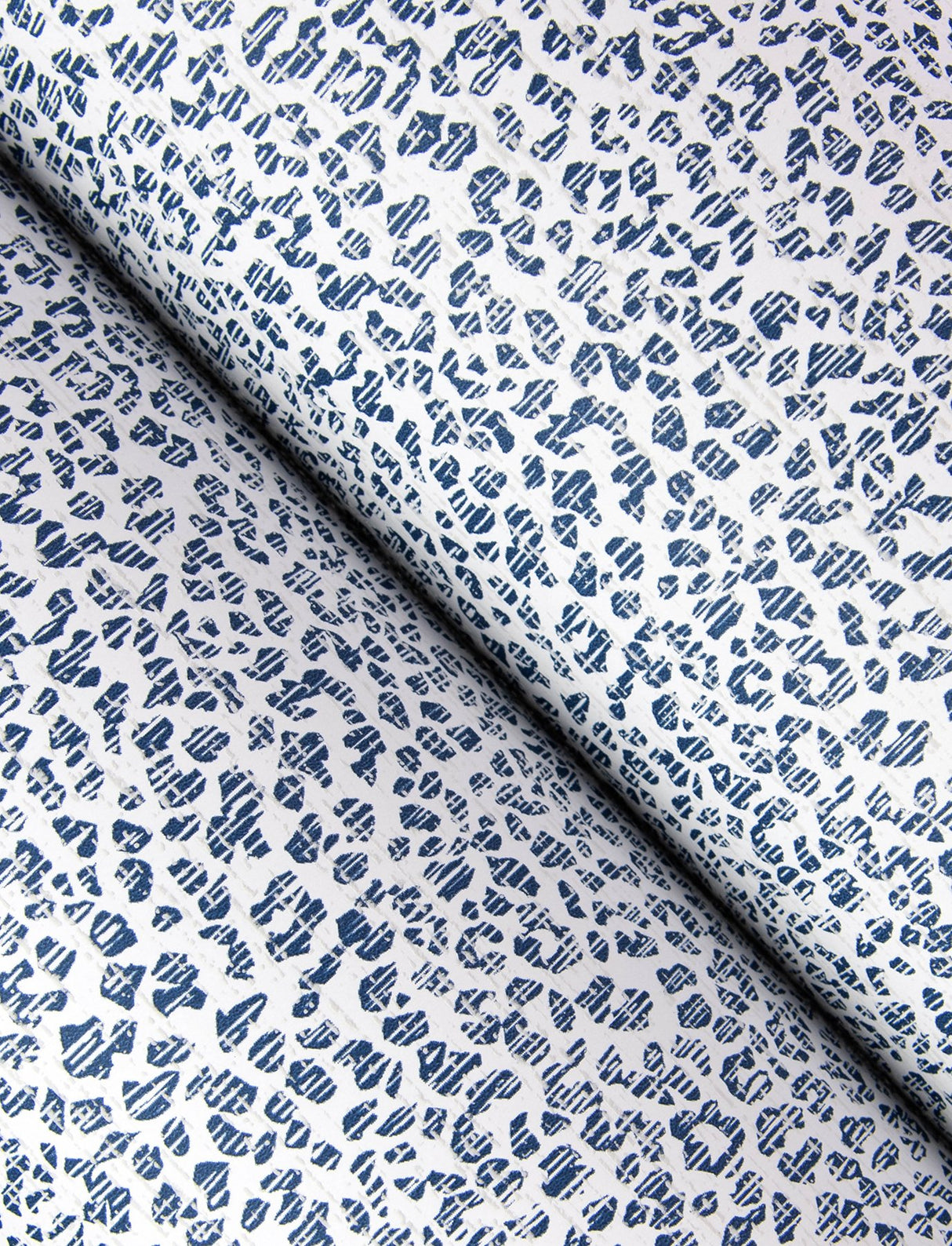 Soul Indigo Animal Print Wallpaper with Bohemian Leopard Print - A-Street Prints 4146-27268