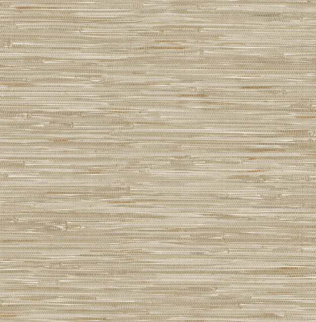 Exhale Light Brown Woven Faux Grasscloth Wallpaper Roll