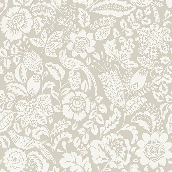 Marta Beige Floral Trail Wallpaper by A-Street Prints, pattern 4147-27361