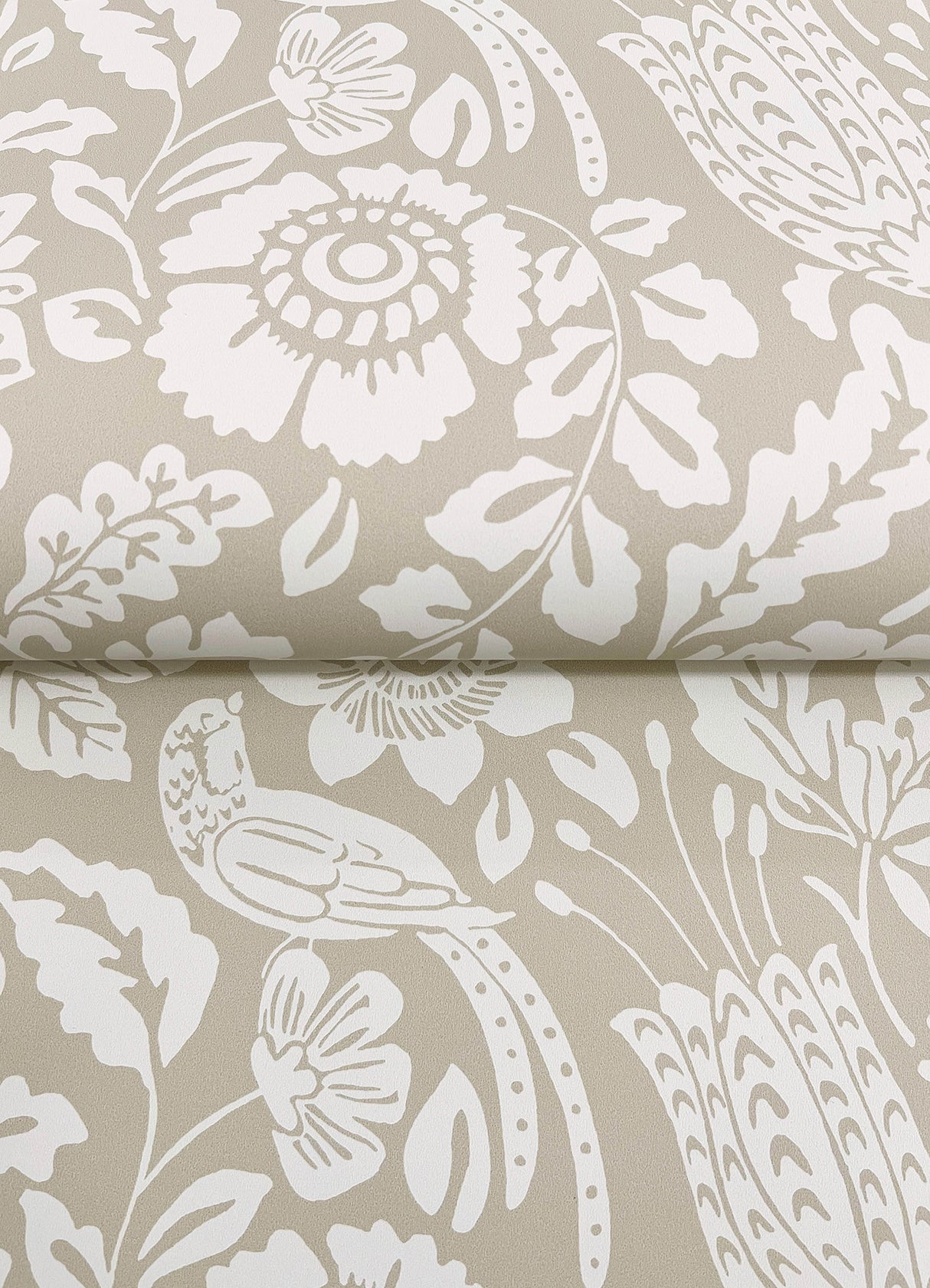 Marta Beige by A-Street Prints Floral Trail Wallpaper- A-Street Prints 4147-27361