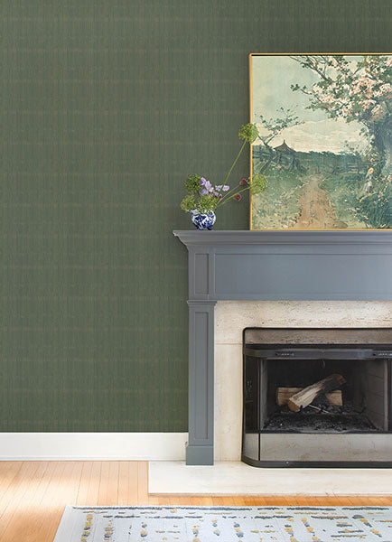 Somerset Evergreen by A-Street Prints Abstract Stripe Wallpaper – A-Street Prints 4147-27366