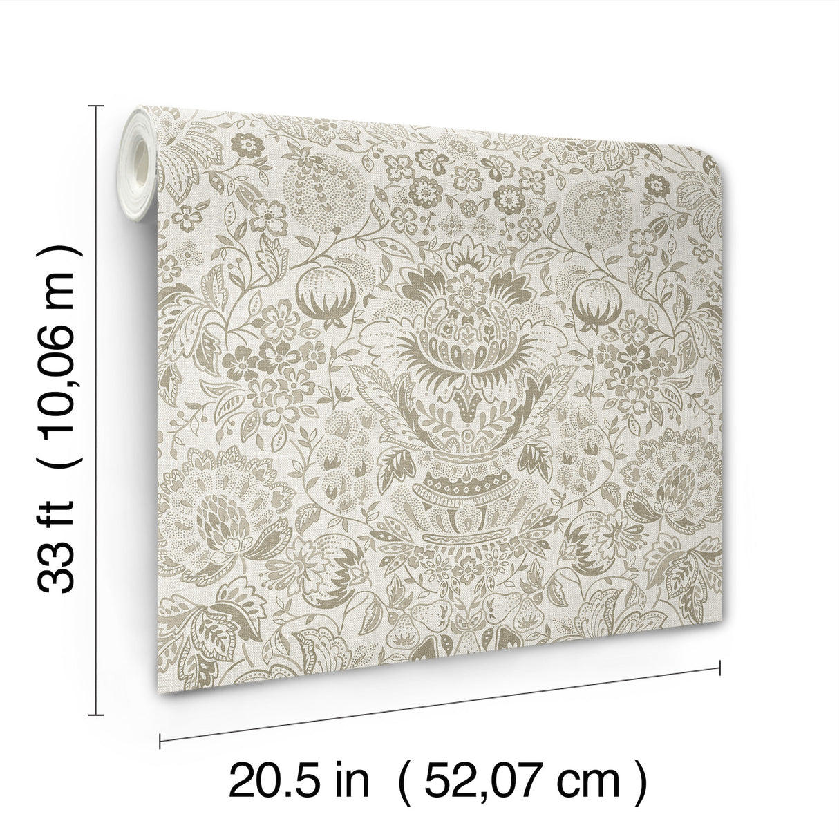 Blanche Neutral by A-Street Prints Floral Damask Wallpaper – A-Street Prints 4147-27374