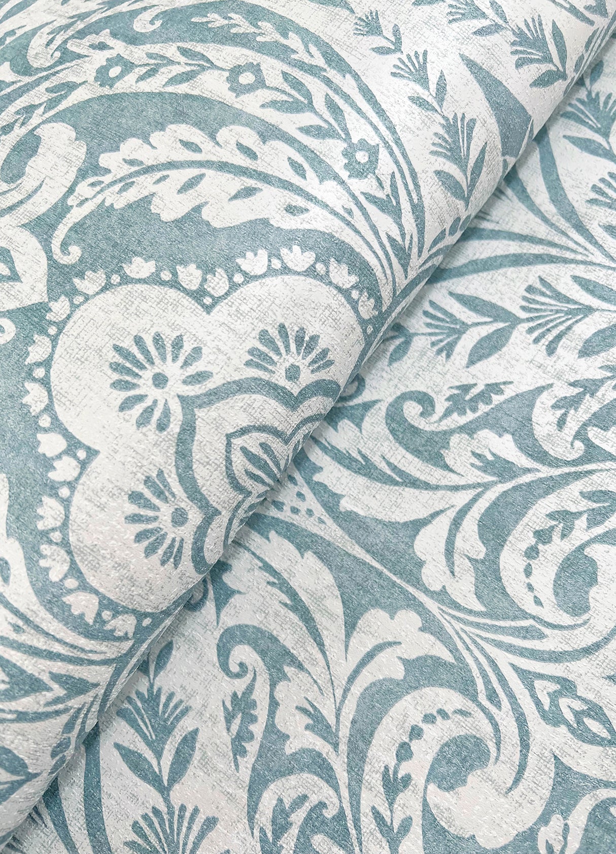 Berkshire Denim by A-Street Prints Damask Wallpaper – A-Street Prints 4147-27380