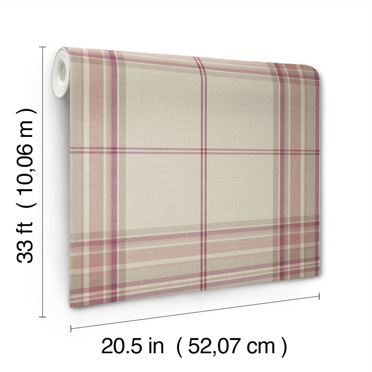 Westley Magenta by A-Street Prints Plaid Wallpaper – A-Street Prints 4147-27385