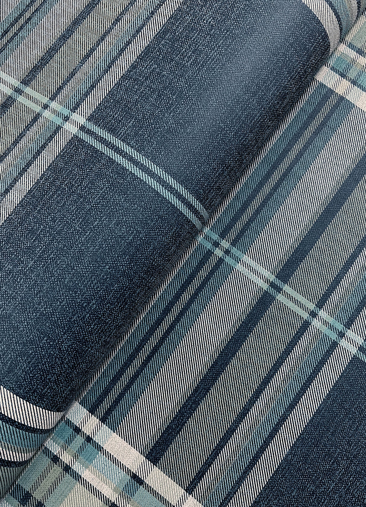 Westley Navy by A‑Street Prints Plaid Wallpaper – A‑Street Prints 4147-27386