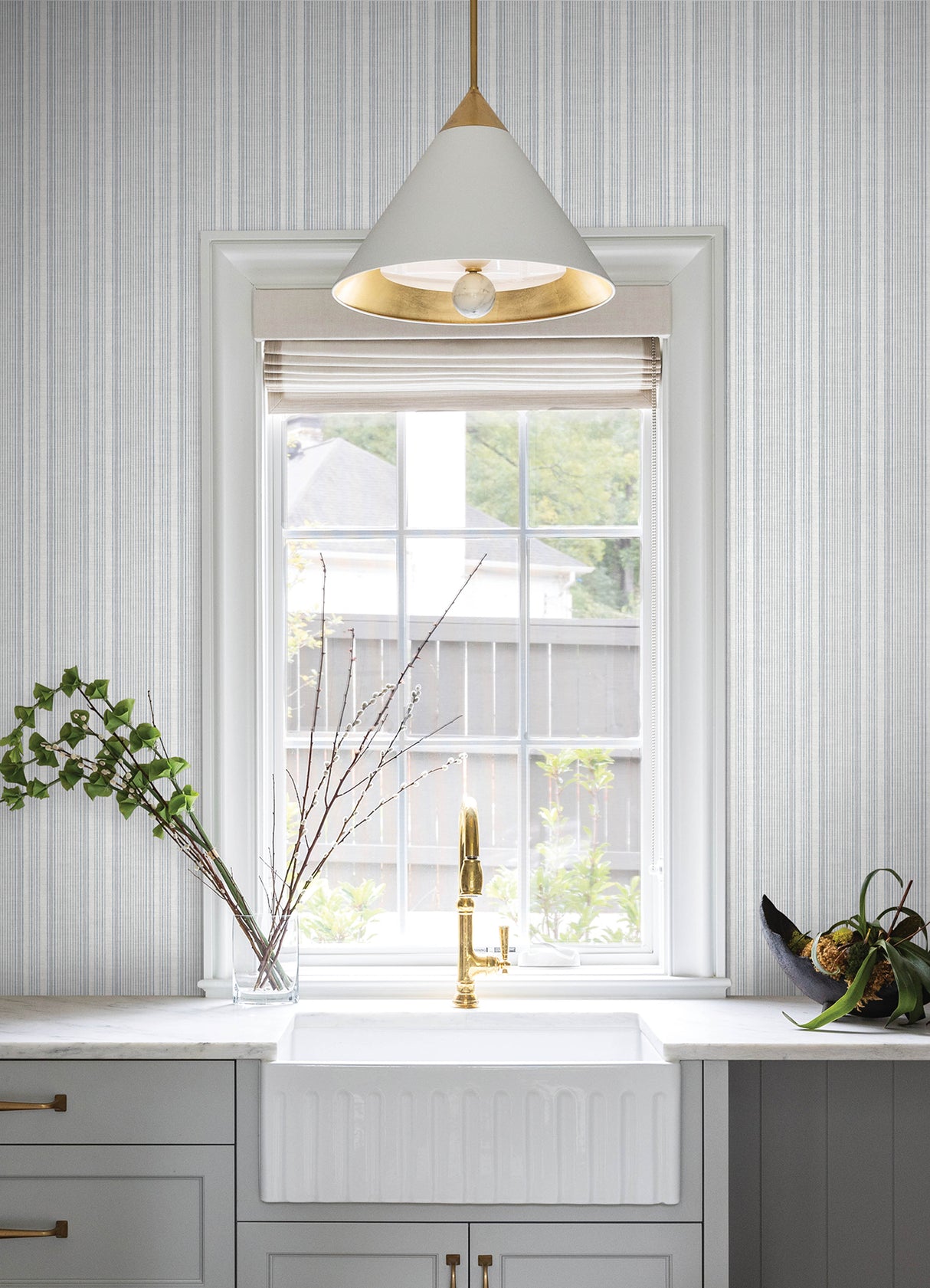 Ayanna Blue by A-Street Prints Striped Wallpaper – A-Street Prints 4147-27393