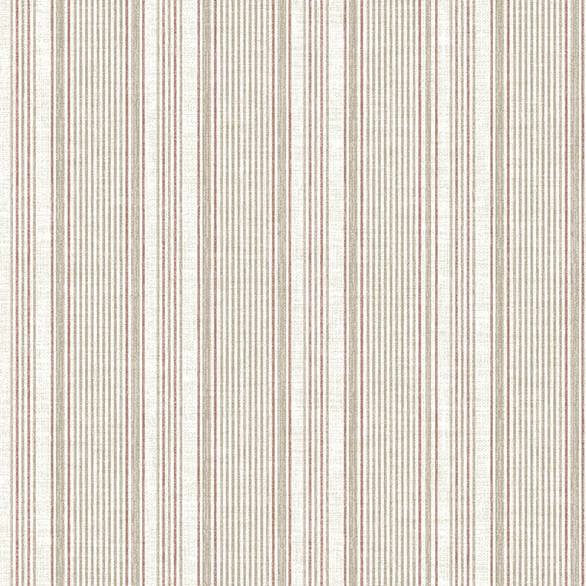 Ayanna Rust Striped Wallpaper by A-Street Prints
