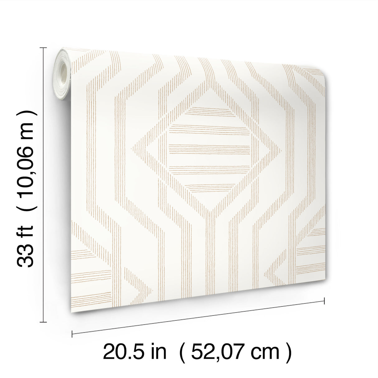 Essex Wheat by A-Street Prints Geometric Wallpaper – A-Street Prints 4147-27404