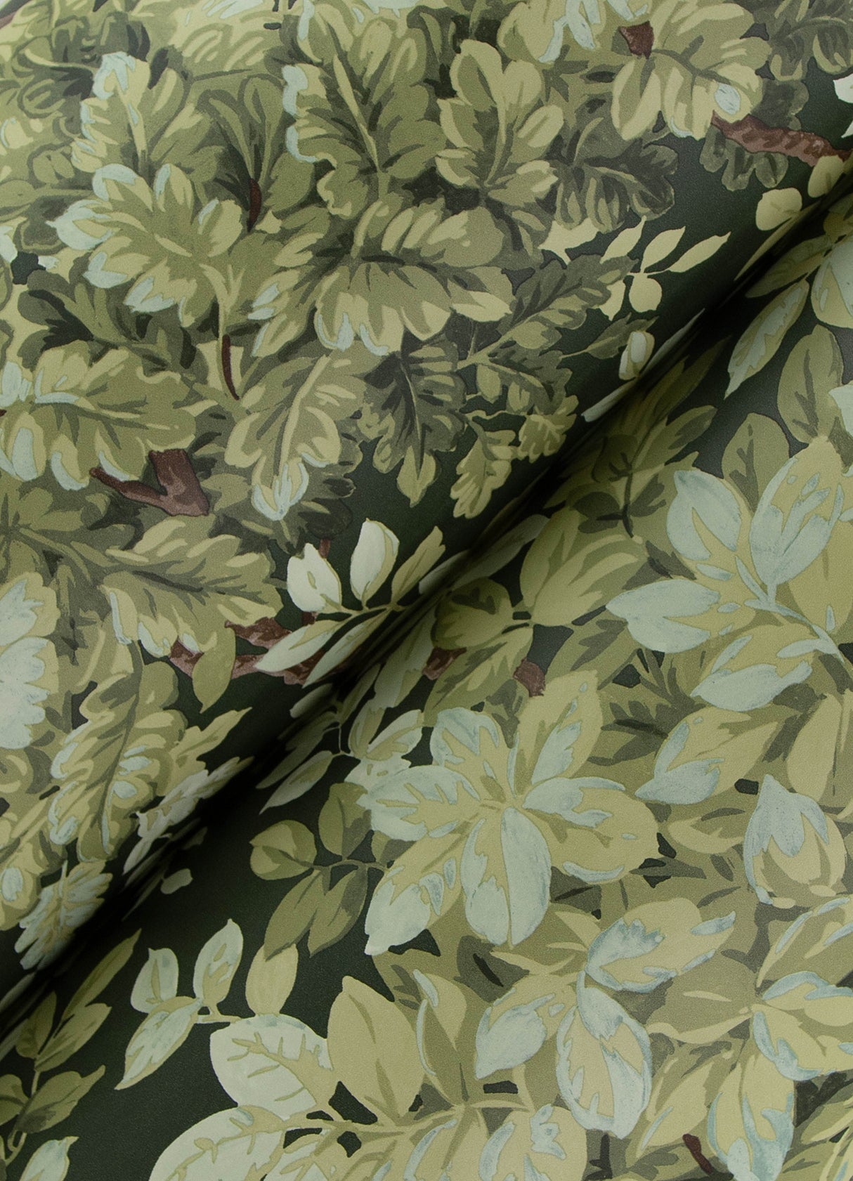 Greenwood Dark Green by A-Street Prints Deciduous Wallpaper – A-Street Prints 4147-80004