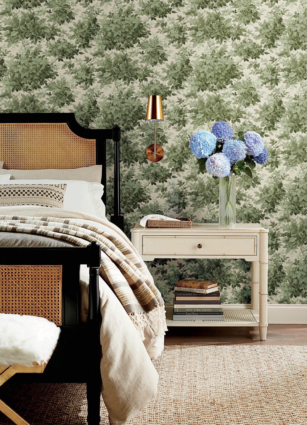 Greenwood Moss by A-Street Prints Deciduous Wallpaper- A-Street Prints 4147-80006