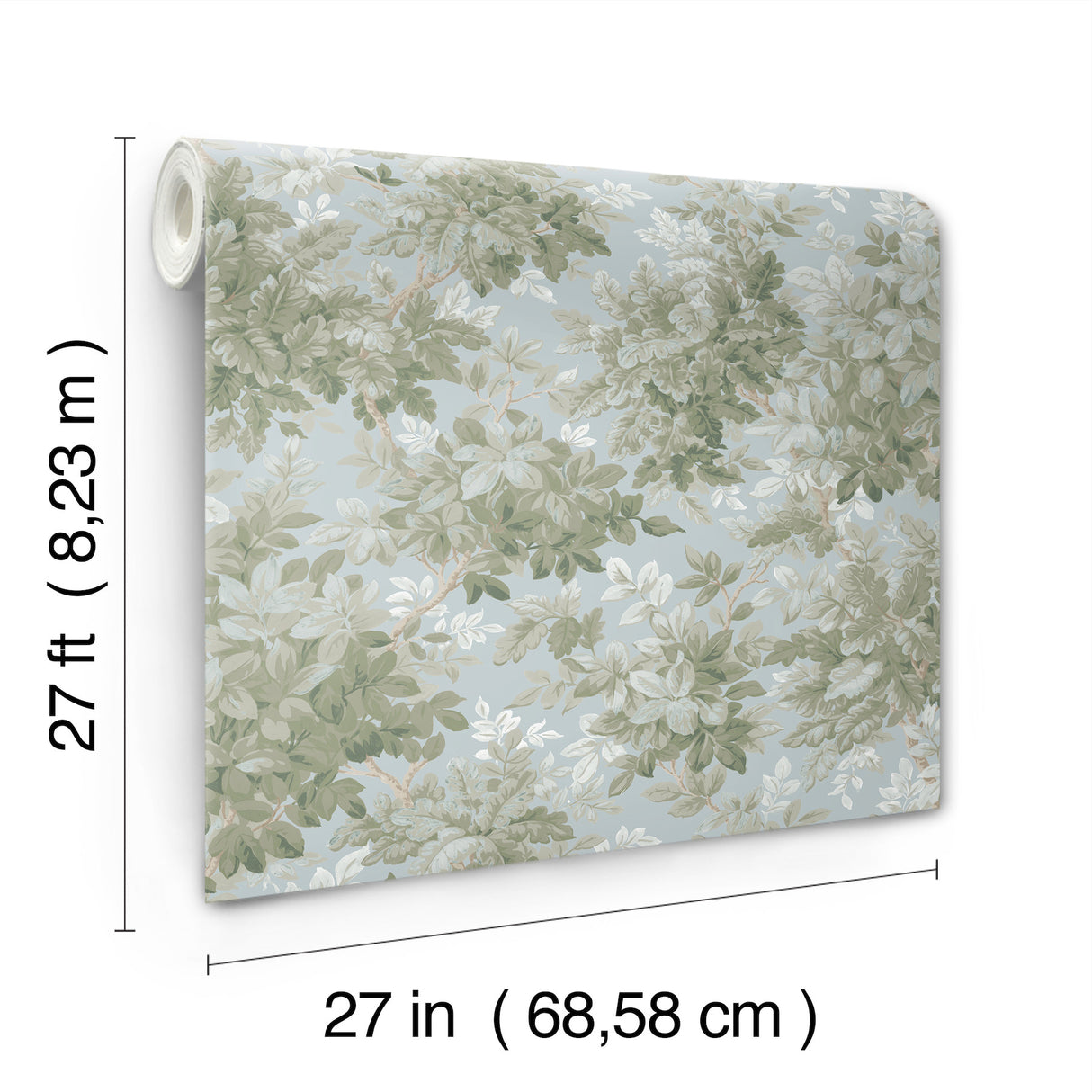 Greenwood Light Blue by A-Street Prints Deciduous Wallpaper – A-Street Prints 4147-80007