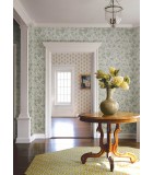 Begonia Sea Green by Chesapeake Floral Trail Wallpaper- Brewster 4148-27424