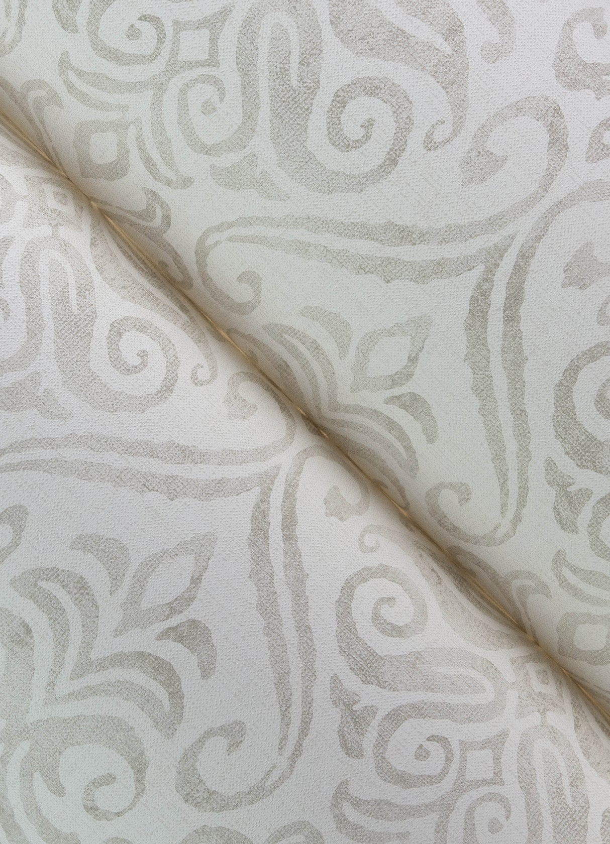 Adavu Dove by Chesapeake Damask Wallpaper - Brewster Home Fashions 4148-27437-Sample