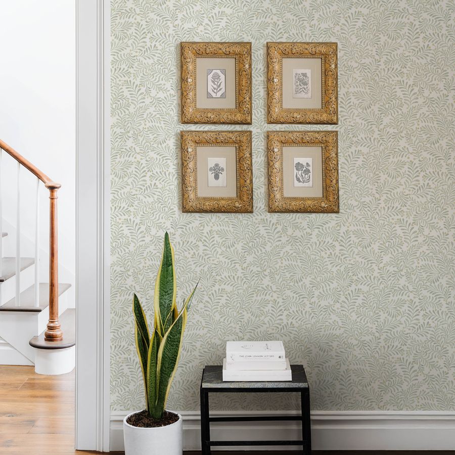 Chrysantha Sage by Chesapeake Berry Branches Wallpaper – Brewster Home Fashions 4148-27444