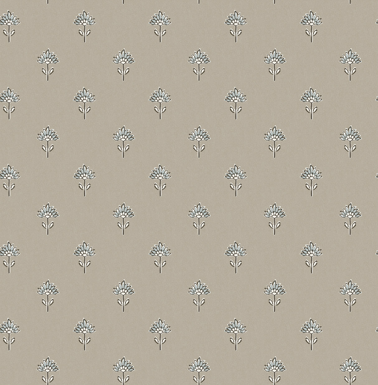 Chesapeake Surdiva Stone Floral Fan Wallpaper