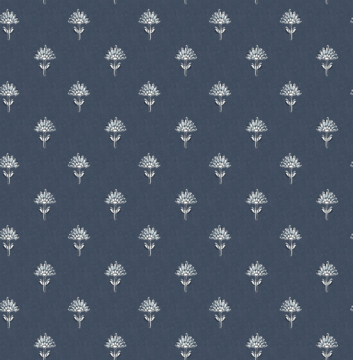 Surdiva Indigo Floral Fan wallpaper by Chesapeake – 4148-27461