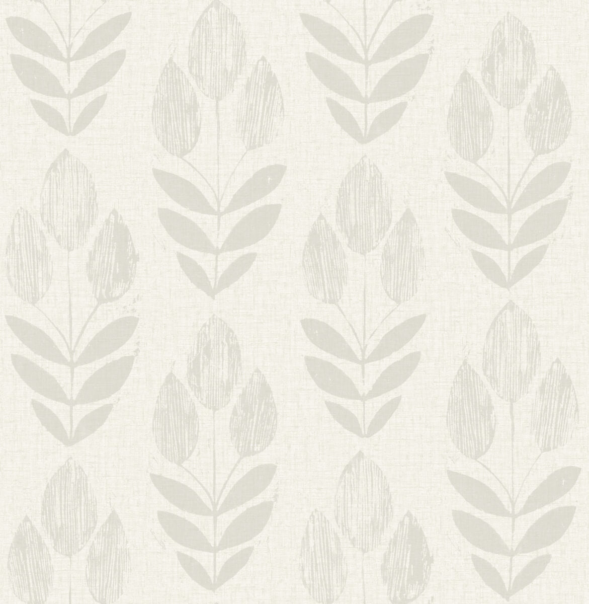 Garland Light Grey Block Tulip Wallpaper by Chesapeake