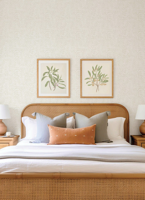 Gabriel Pearl by Scott Living Fern Wallpaper – A-Street Prints 4155-27314