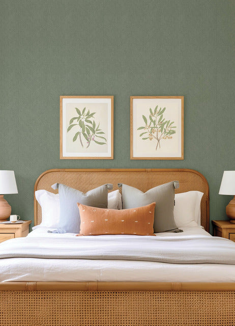 Kallam Sage by Scott Living Chevron Wallpaper – A-Street Prints 4155-27324