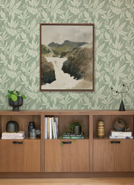 Anita Sage by Scott Living Woodland Floral Wallpaper – A-Street Prints 4155-27326