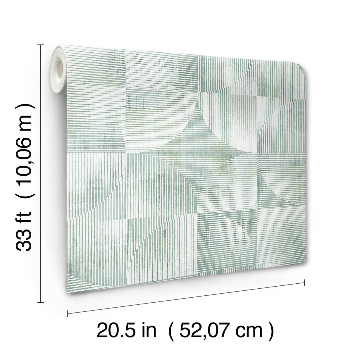 Woodbine Sage by Scott Living Abstract Geometric Wallpaper- A-Street Prints 4155-27340