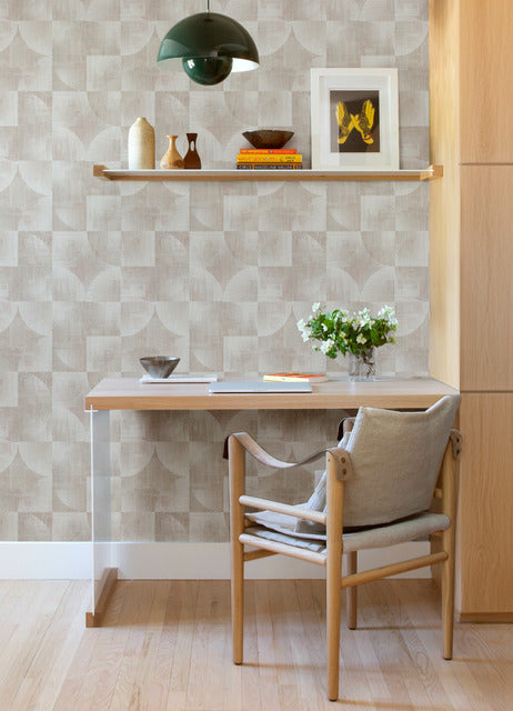 Woodbine Rose by Scott Living Abstract Geometric Wallpaper – A-Street Prints 4155-27341