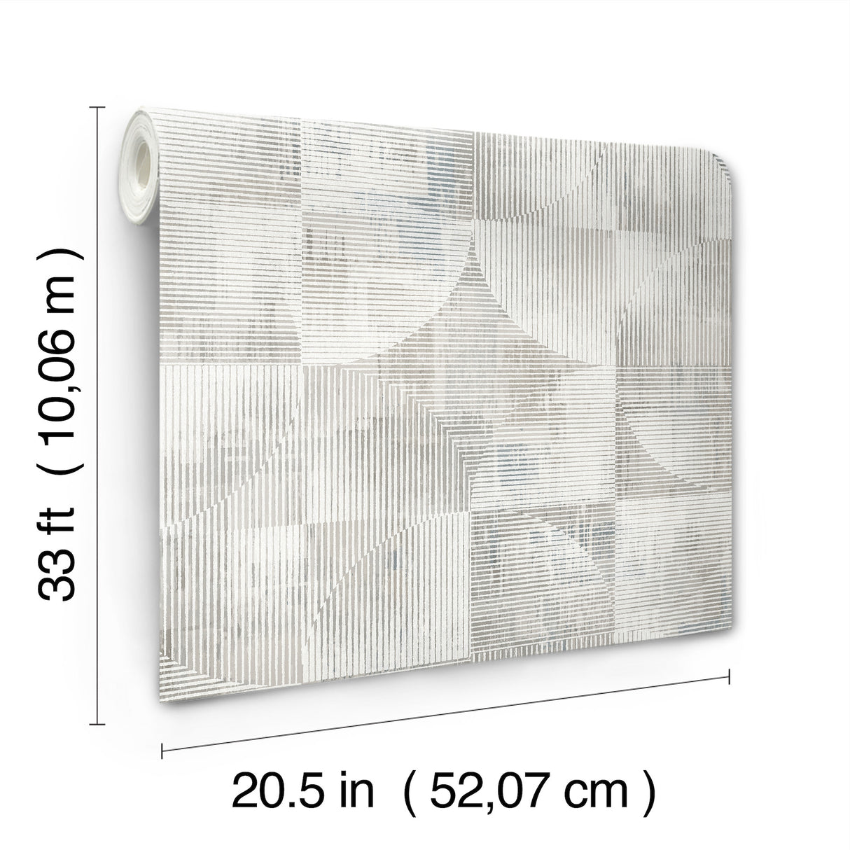 Woodbine Neutral by Scott Living Abstract Geometric Wallpaper- A-Street Prints 4155-27342