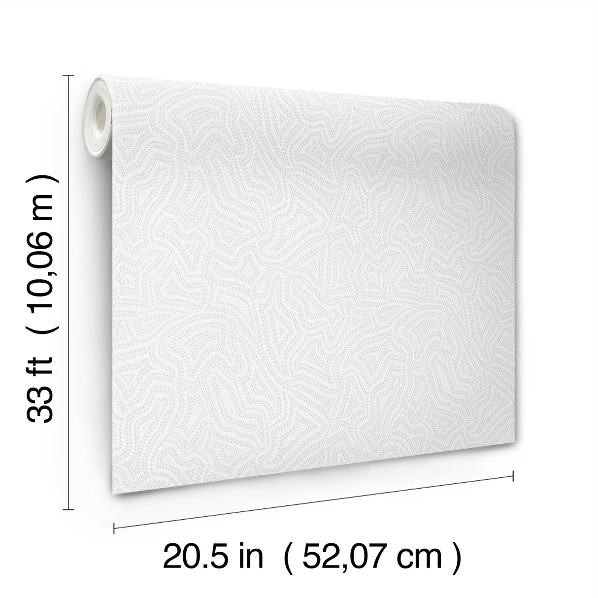 Hollenback Pearl by Scott Living Dotted Abstract Wallpaper – A-Street Prints 4155-27345