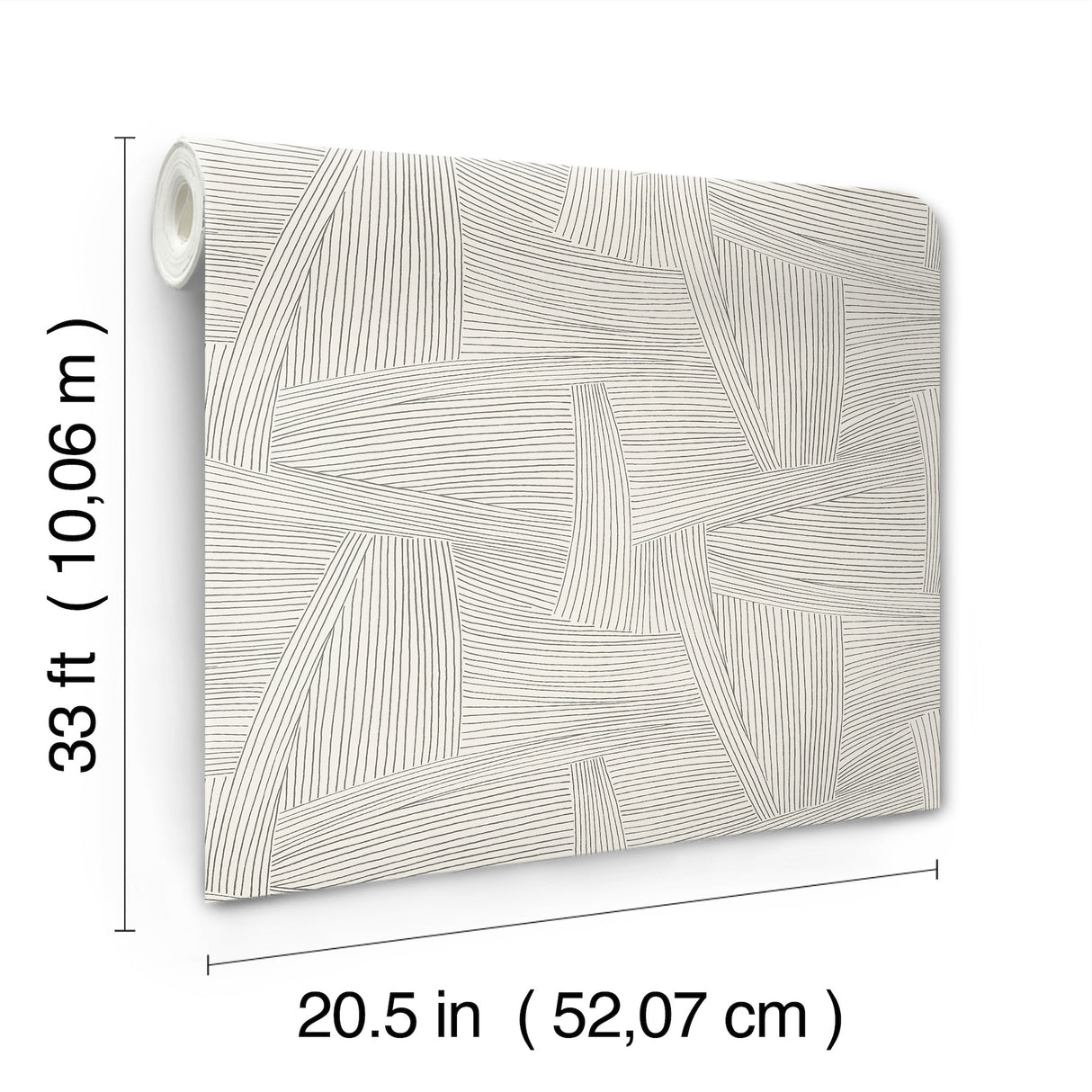 Reid Grey by Scott Living Woven Geometric Wallpaper- A-Street Prints 4155-27353