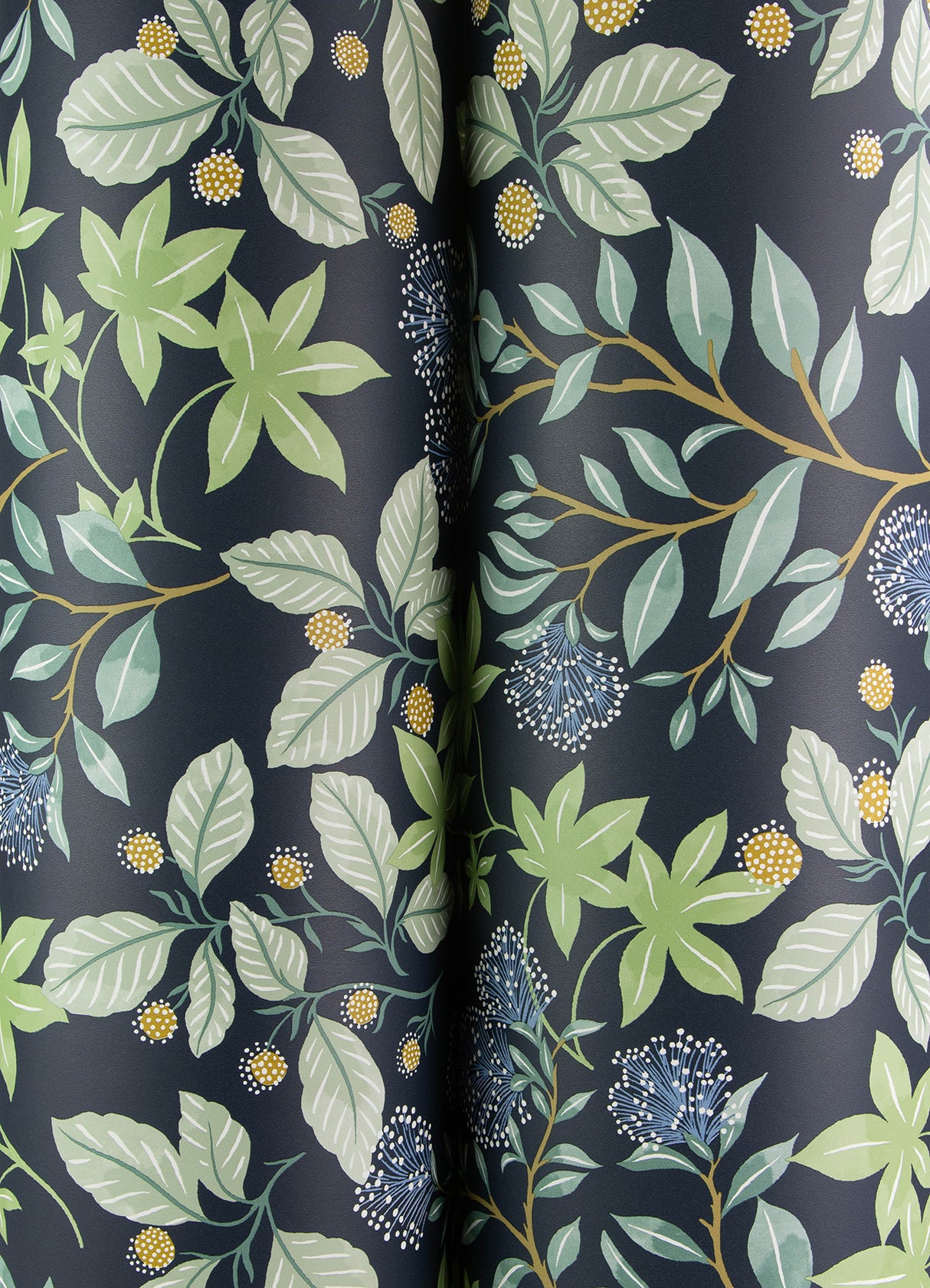 Mildred Indigo by Scott Living Botanical Trail Wallpaper- A-Street Prints 4155-72814