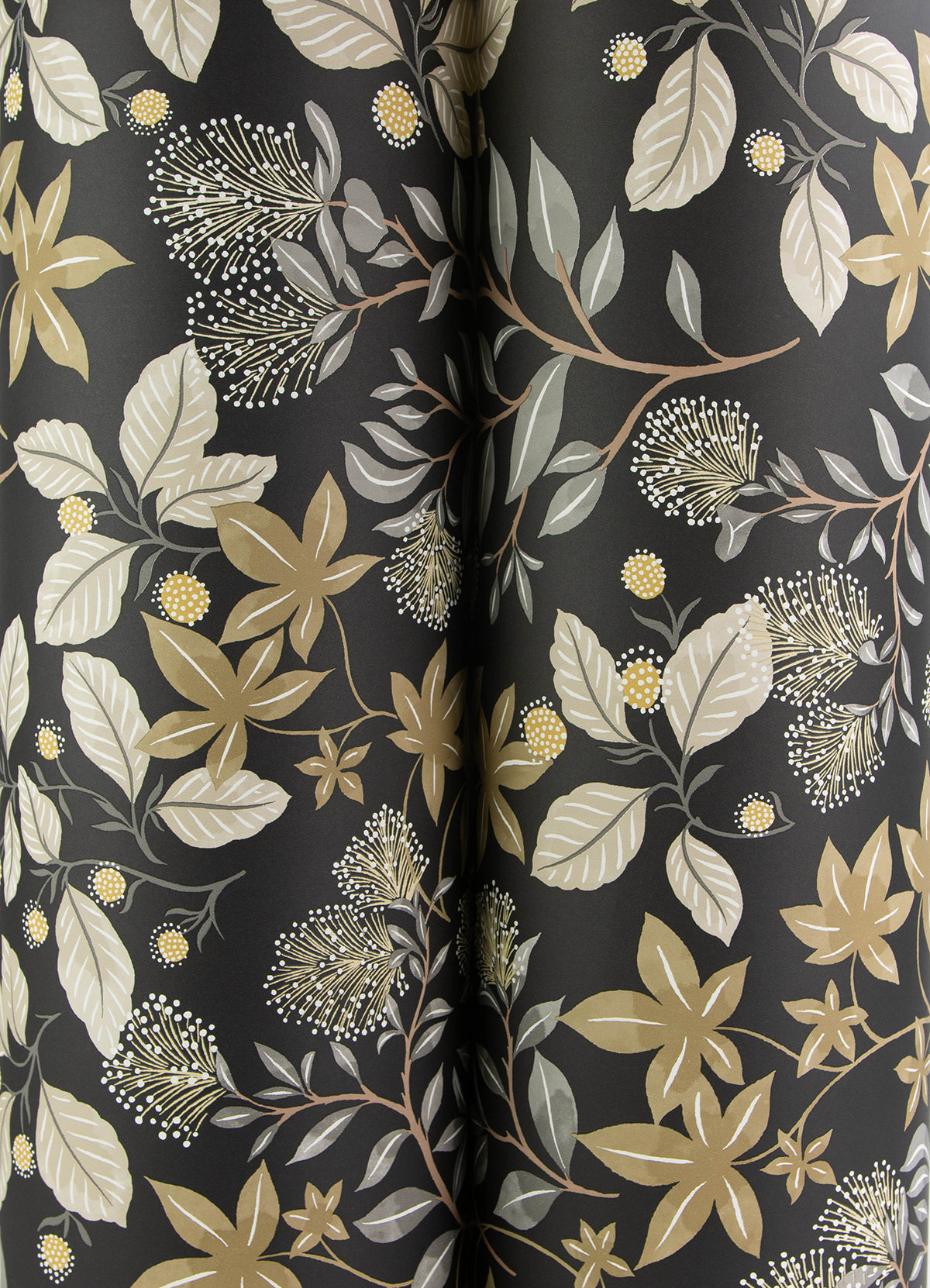 Mildred Black by Scott Living Botanical Trail Non Woven Unpasted Wallpaper - A-Street Prints 4155-72817-Sample