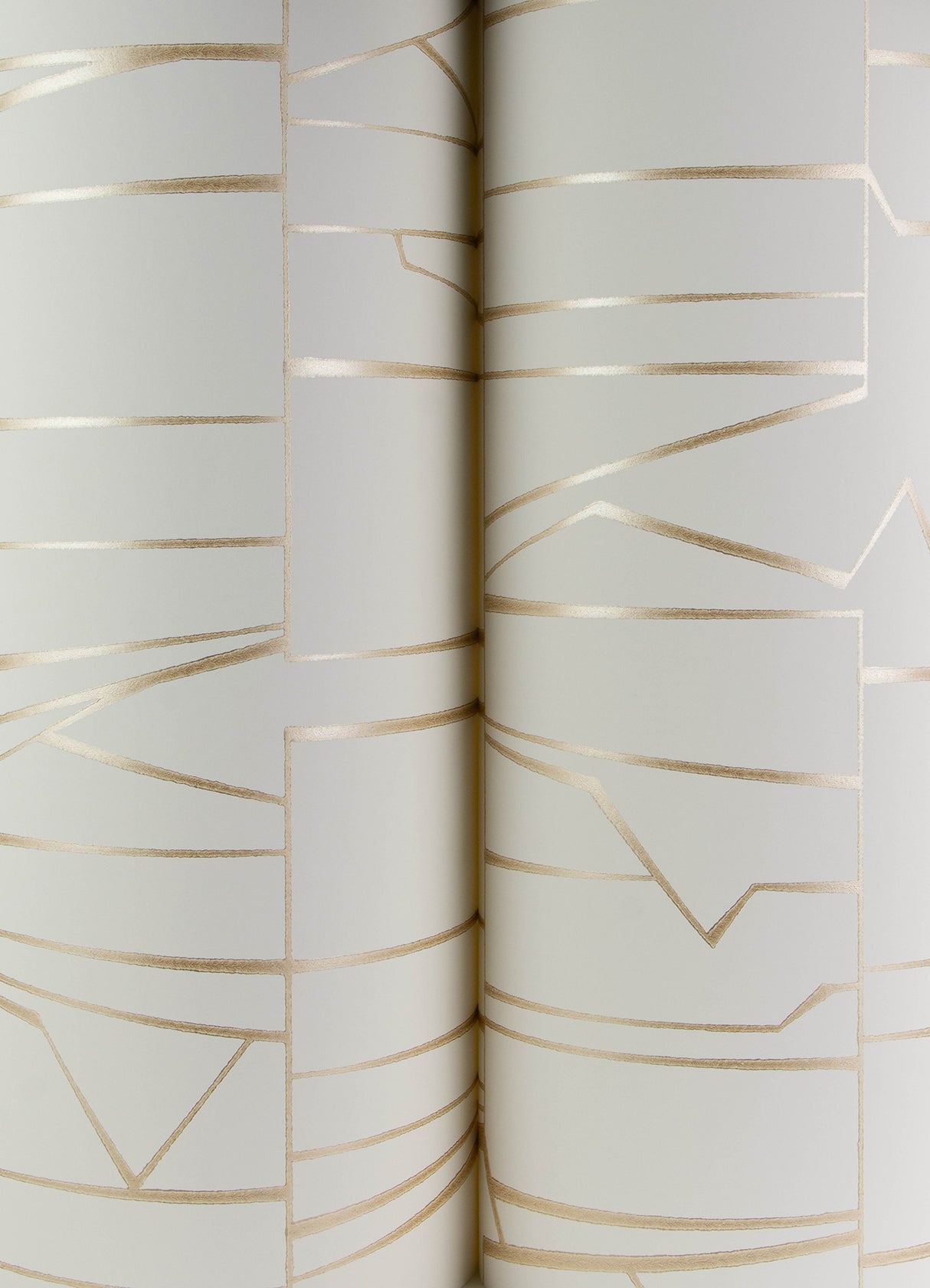 Huntington Gold by Scott Living Geometric Stripe Wallpaper – A-Street Prints 4155-72818