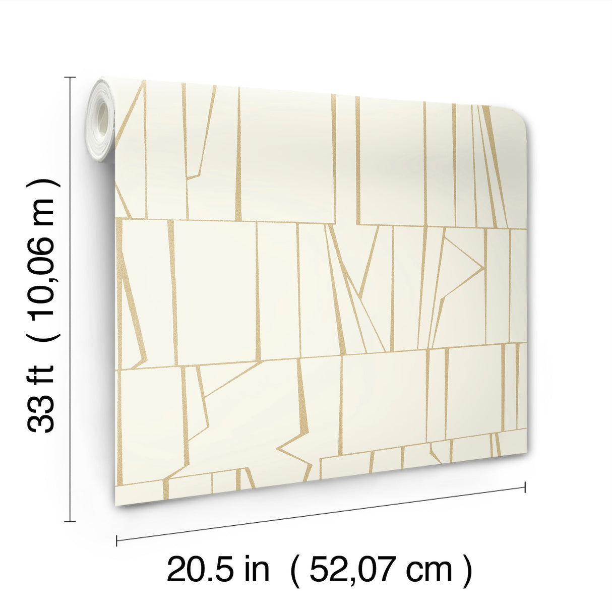 Huntington Gold by Scott Living Geometric Stripe Wallpaper – A-Street Prints 4155-72818