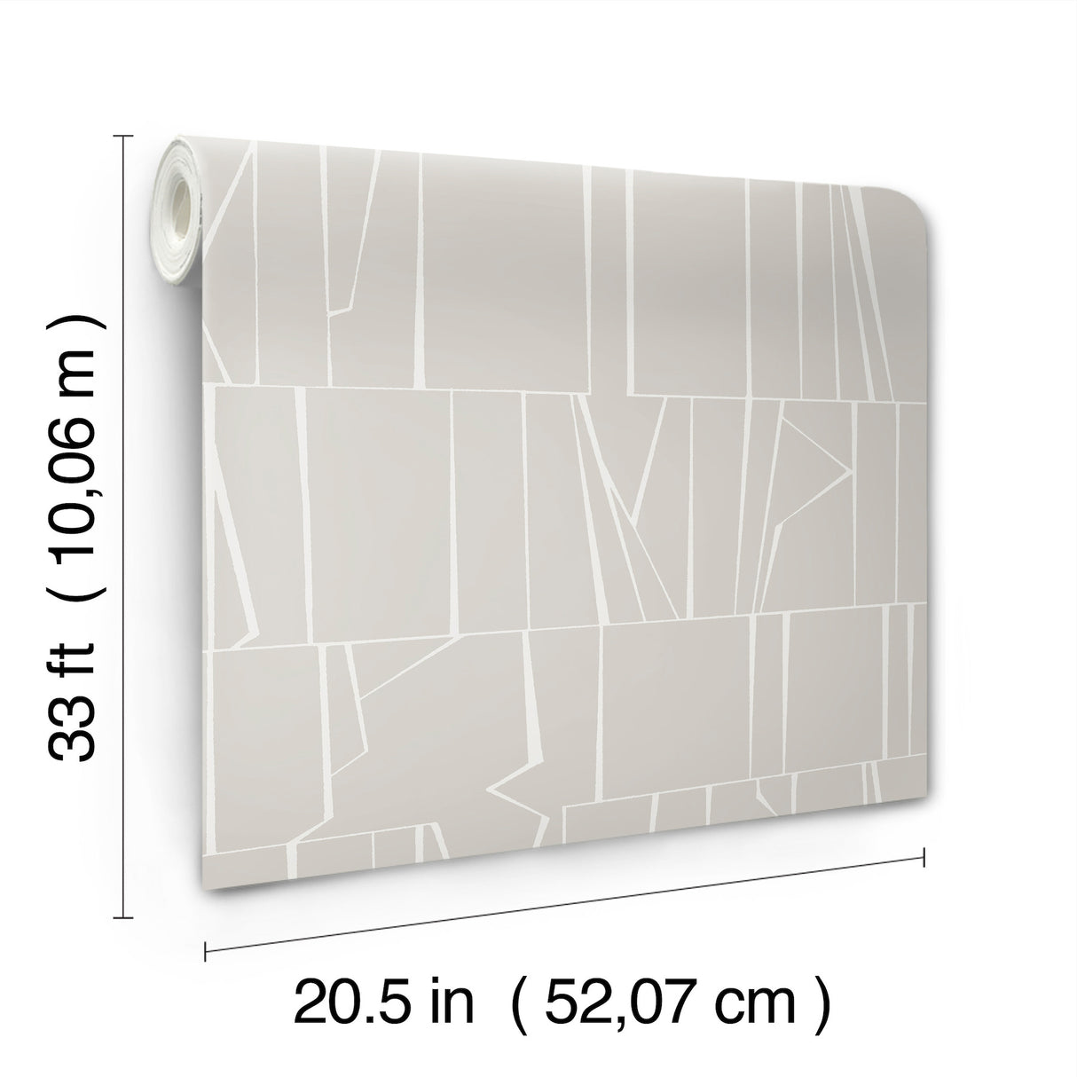 Huntington Silver by Scott Living Geometric Stripe Wallpaper- A-Street Prints 4155-72819