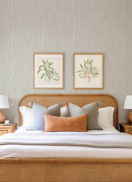 Huntington Silver by Scott Living Geometric Stripe Wallpaper- A-Street Prints 4155-72819