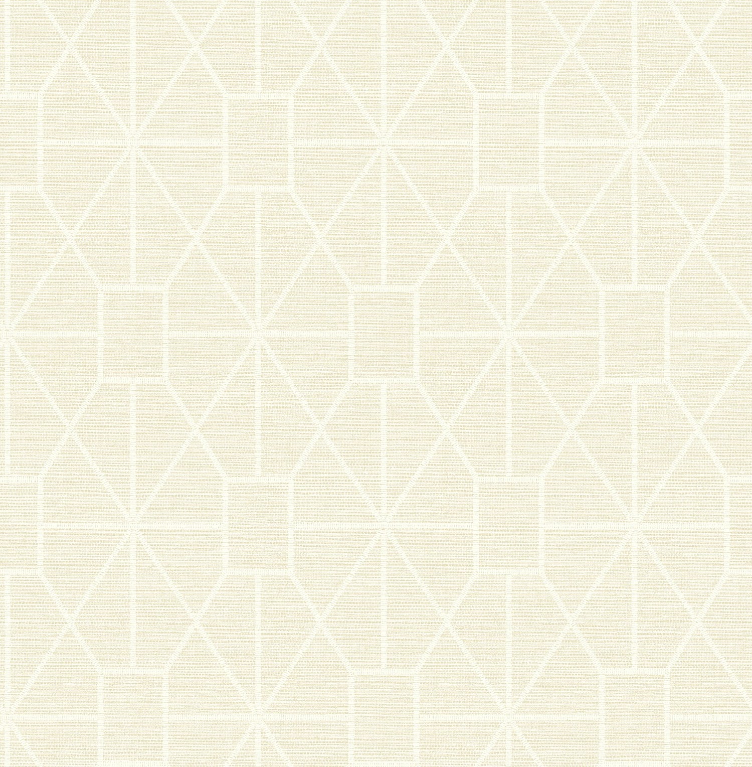 Stevenson Cream Trellis Wallpaper with Textured Metallic Raised Ink - Advantage 4157-25013