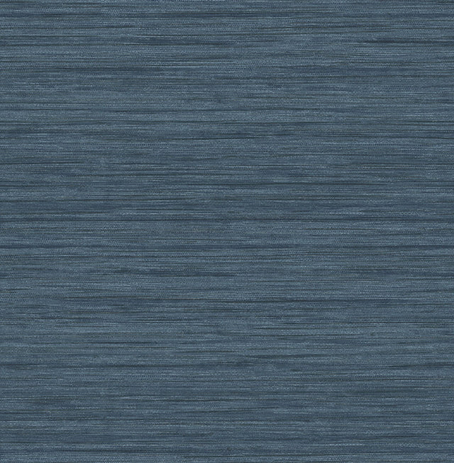 Barnaby Indigo Faux Grasscloth Wallpaper with Modern Graphics Pattern - Advantage 4157-25959