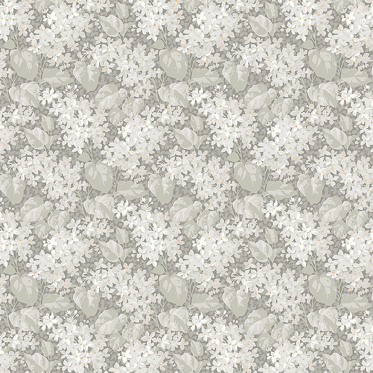 Aratorp Stone dense floral wallpaper by Boråstapeter for Schumacher, vintage-inspired allover lilac pattern