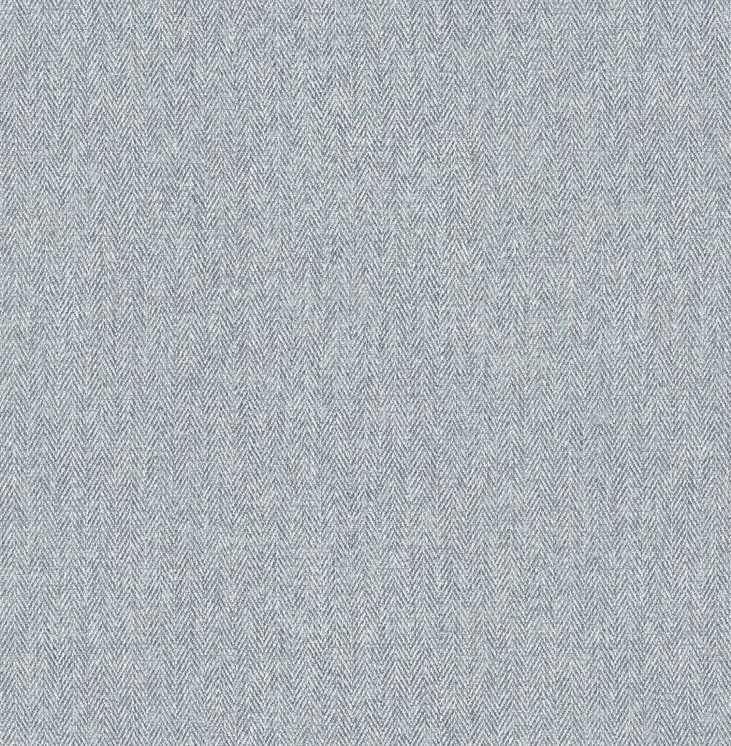Herringbone Blue Tweed Wallpaper with Textured Fabric Pattern - Advantage 4164-M1824