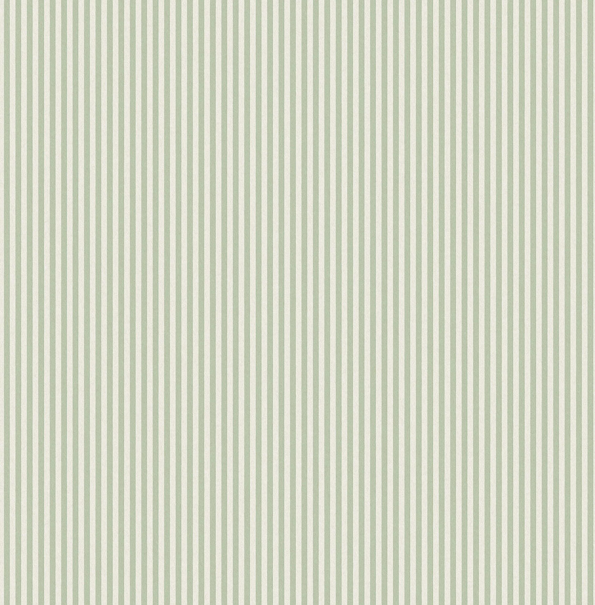 Ticking Light Green Stripe Wallpaper with Traditional Stripes Pattern, Textured Non Woven, Paste the Wall - Advantage 4164-M1846