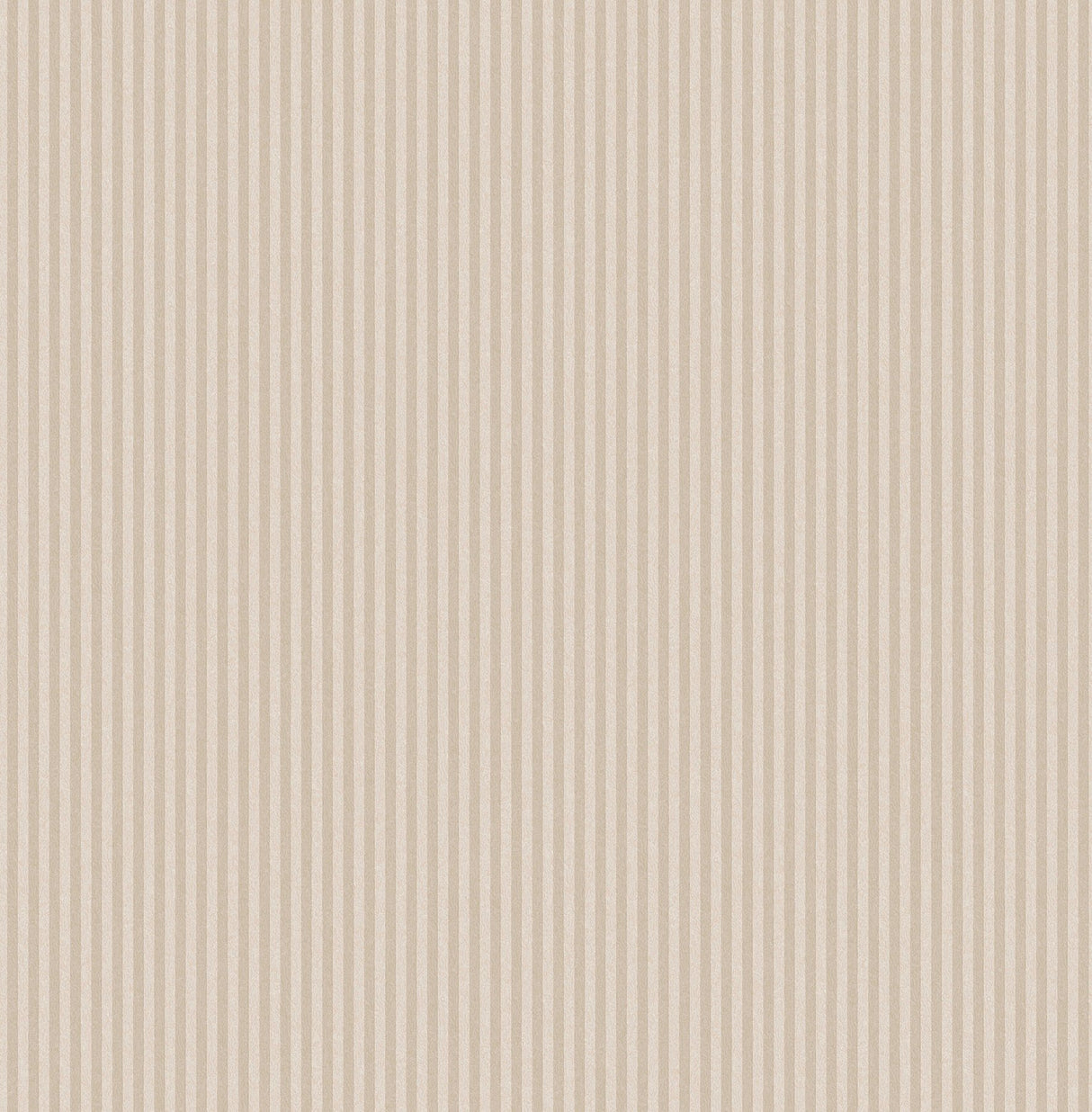 Ticking Beige Stripe Textured Wallpaper with Traditional Stripes Pattern - Advantage 4164-M1848