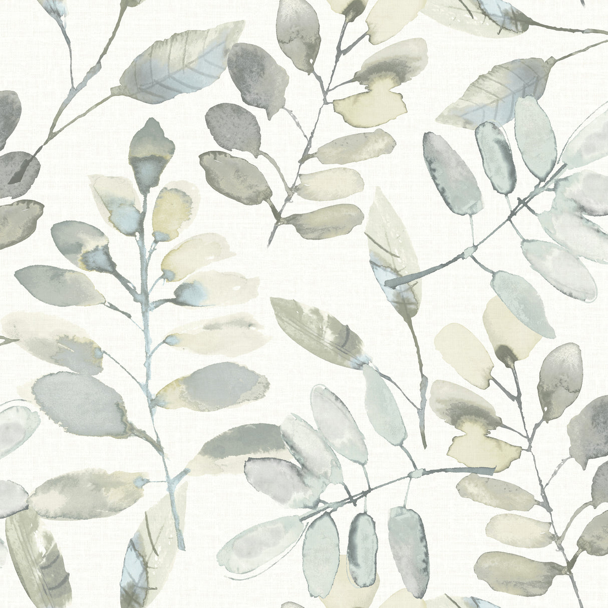 Chesapeake Pinnate Grey Leaves Wallpaper 4169-13905